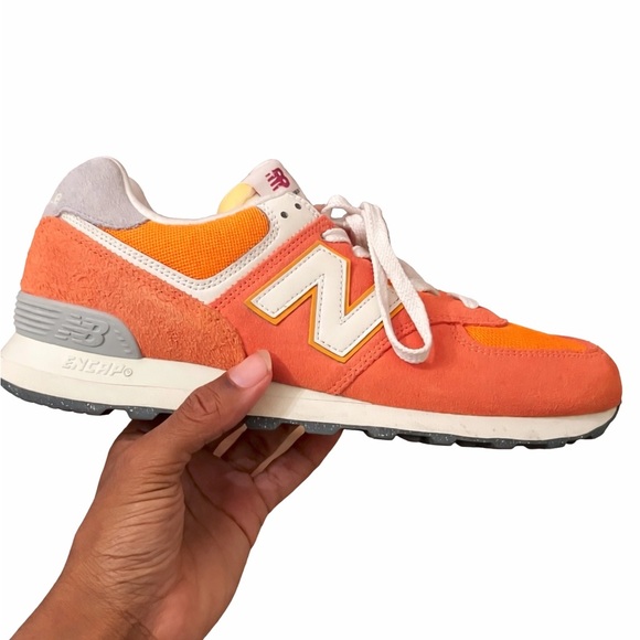 New Balance Orange & Yellow Retro Runner